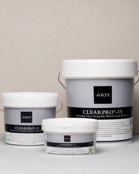 Wallcovering Adhesive Clearpro by ARTE | Heavy Duty Wallpaper Glue